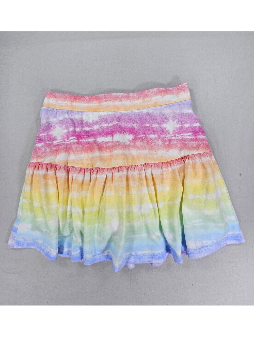 The Children's Place Pastel Cotton Girls' Tie-Dye Skort. Size  size L 10-12